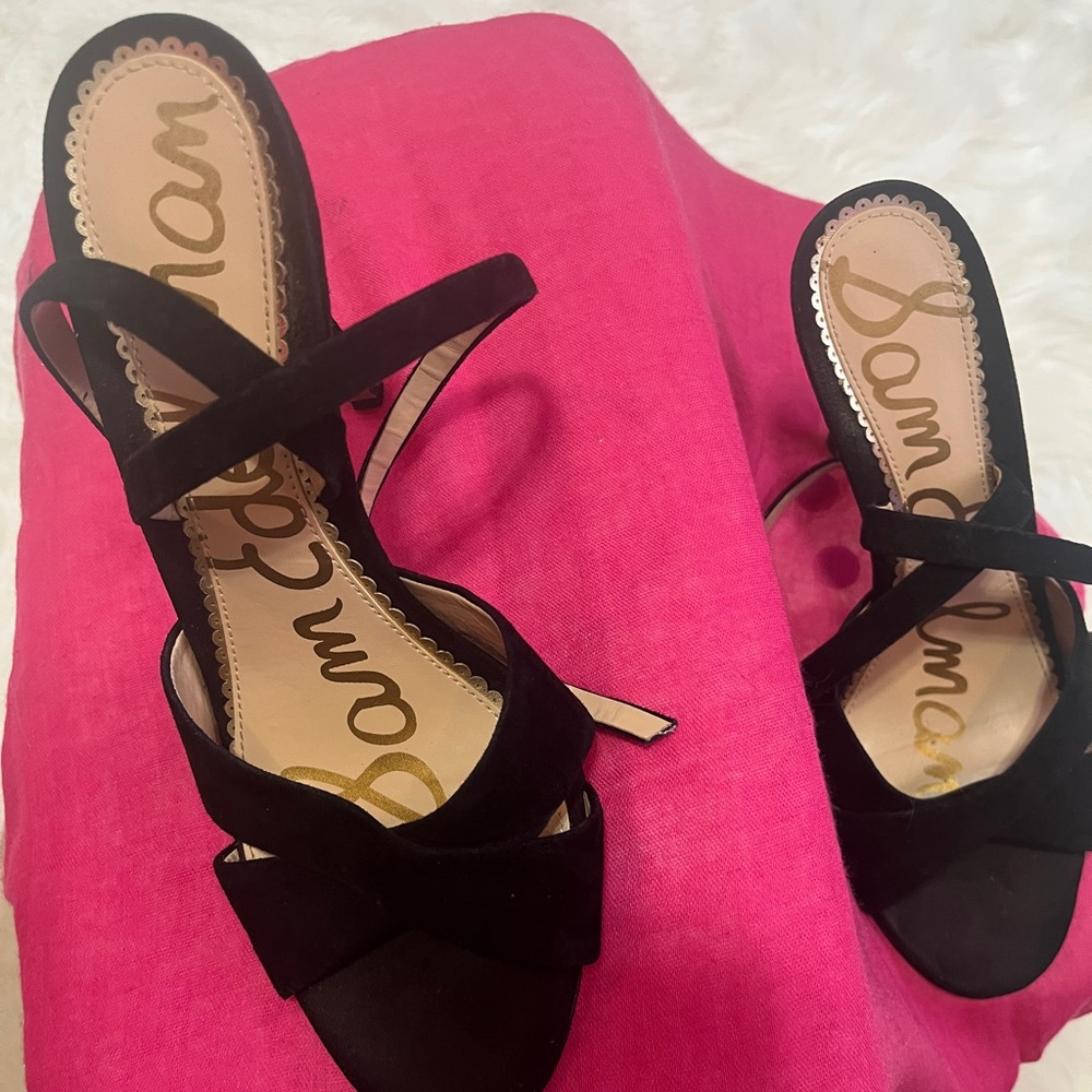 Sam Edelman Black Heeled Elegance